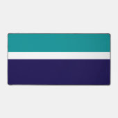 Conception turquoise de blocs de couleur bleu blan (Recto)