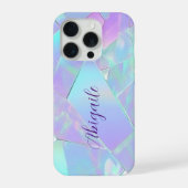 Conception turquoise et violette Iridescente, Nom  (Verso)