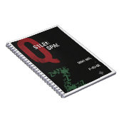 Conception typographique de cahier | Planificateur (Côté Droit)