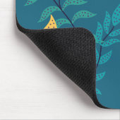 Conception unique de tapis de souris bleuâtre (Coin)