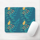 Conception unique de tapis de souris bleuâtre (Avec souris)