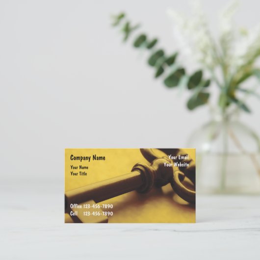 Conception unique des Cartes de visite de sécurité (Debout devant)