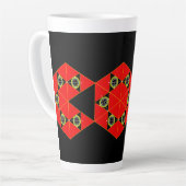 Conception unique en latte - Mug de café personnal (Angle gauche)