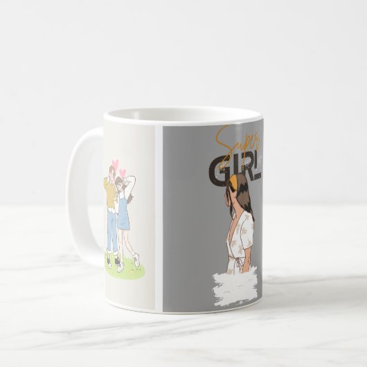 Conception unique pour tasse (Devant gauche)