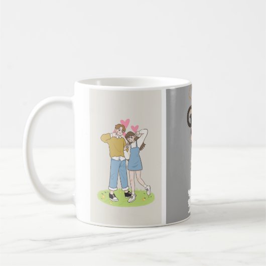 Conception unique pour tasse (Gauche)