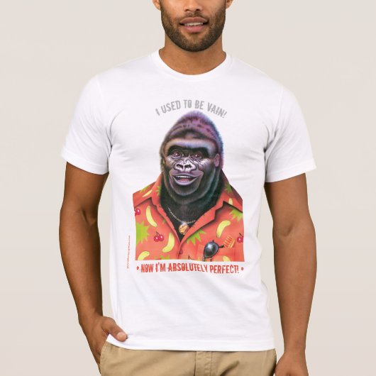 Conception vaine de gorille de T-shirt (Devant)