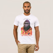 Conception vaine de gorille de T-shirt (Devant entier)