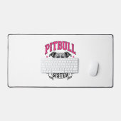 Conception vectorielle de sœur Pitbull amateur de (Clavier et souris)