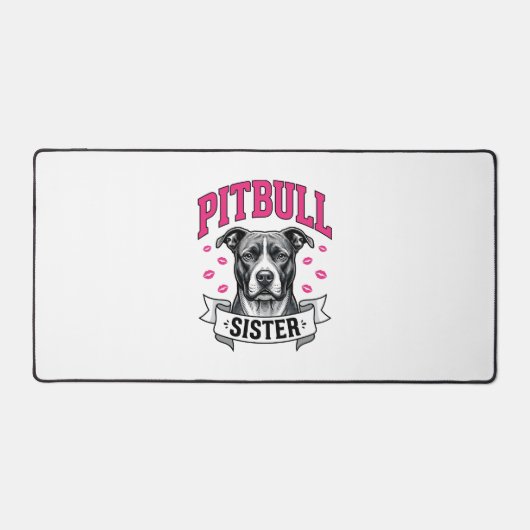 Conception vectorielle de sœur Pitbull amateur de (Recto)