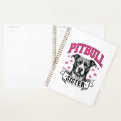 Conception vectorielle de sœur Pitbull amateur de (Devant avec enveloppe)