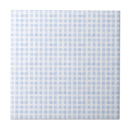Conception vintage à carreaux bleus et blancs (Devant)