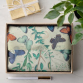 Conception vintage de papillon de papier de soie (Cadeau)