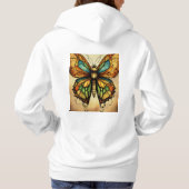 Conception vintage de papillon et Sweat - shirt à (Dos)