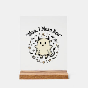 Conception Vintage Halloween Fantôme Vache Mignonn