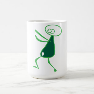 Conception Web et Mug à café tactile humain