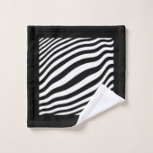 CONCEPTION ZEBRA EXOTIQUE (Gant de toilette)