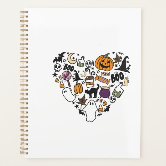 Conceptions amusantes d'Halloween Cœur d'Halloween (Devant)