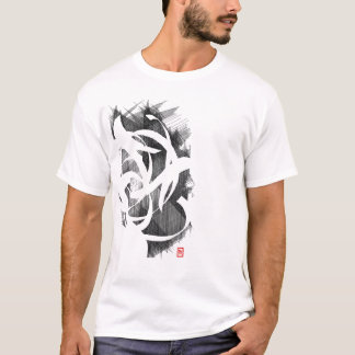 Conceptions calligraphiques de T-shirt