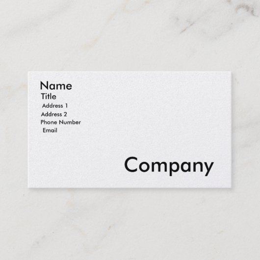 Conceptions de carte de visite (Devant)