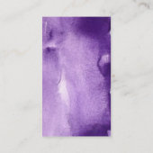 Conceptions de carte de visite d'aquarelle, (Dos)