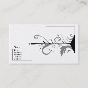 Conceptions de carte de visite grises se sentantes