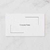 Conceptions de carte de visite grises se sentantes (Dos)