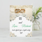 conceptions de cartes de mariage (Debout devant)