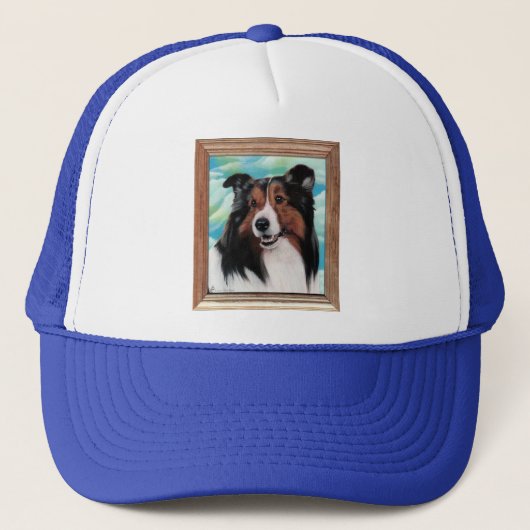 Conceptions de casquette de peinture de Sheltie (Devant)