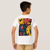 conceptions de couleurs de T-Shirt pour la jeuness (Dos entier)