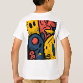 conceptions de couleurs de T-Shirt pour la jeuness (Dos)