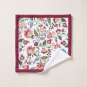 Conceptions de feuilles et de fleurs botaniques vi (Gant de toilette)