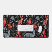 Conceptions de motifs floraux de style art populai (Clavier et souris)