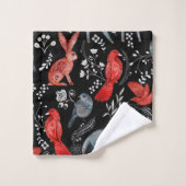 Conceptions de motifs floraux de style art populai (Gant de toilette)