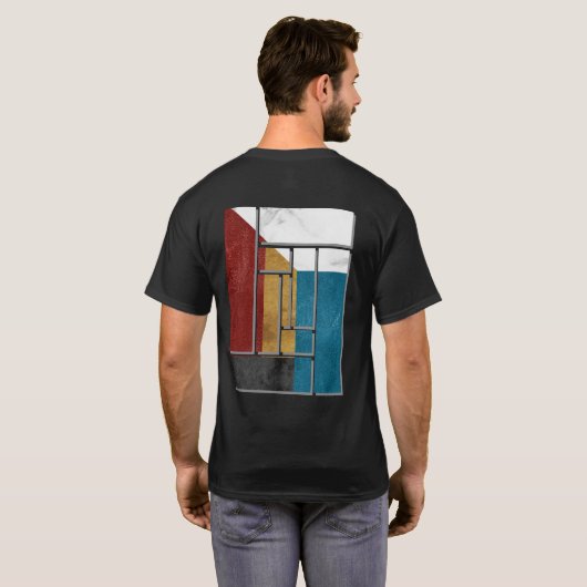 Conceptions de T-shirts abstraits (Dos entier)