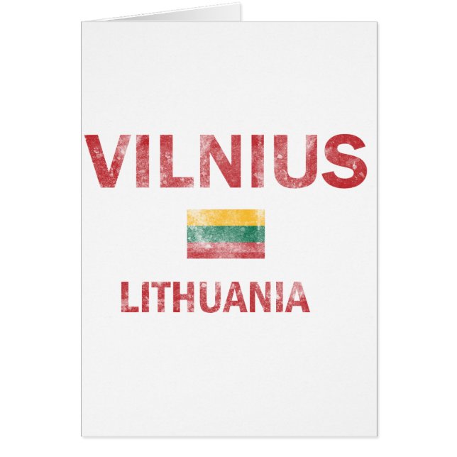 Conceptions de Vilnius Lithuanie (Devant)
