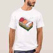 conceptions drôles mignonnes de T-shirt d'hommes (Devant)