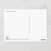 Conceptpaarden in harnas-briefkaart briefkaart (Achterkant)