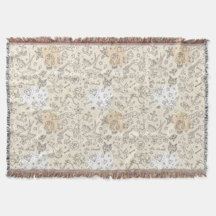 Conceptpatroon tattoo deken