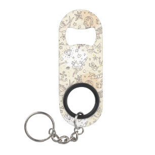 Conceptpatroon tattoo sleutelhanger flessenopener
