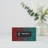 Concepts abstraits cartes de visite (Debout devant)