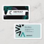 Concepts abstraits cartes de visite (Devant / Derrière)