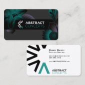 Concepts abstraits cartes de visite (Devant / Derrière)