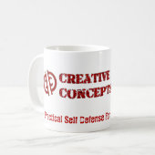 Concepts de combat créatifs Mug (Devant gauche)
