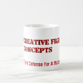 Concepts de combat créatifs Mug (Centre)