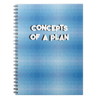 Concepts d'un plan Carnet amusant