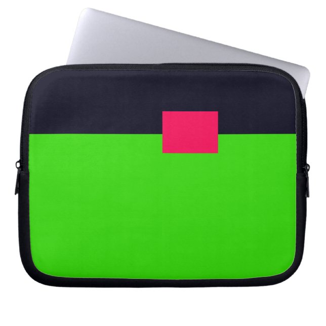 Conceptueel 1 Zippered Soft Laptop iPad-draagtas Laptop Sleeve (Voorkant)