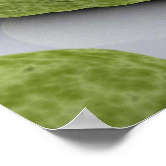 Conceptueel Afbeelding van bacteriën 1 Poster (Hoek)