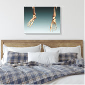 Conceptueel Afbeelding van Botten in de menselijke Canvas Afdruk (Insitu (Slaapkamer))