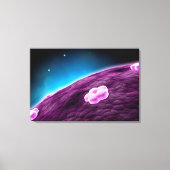 Conceptueel Afbeelding van celkern Canvas Afdruk (Voorkant)