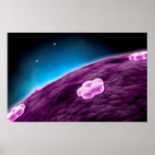 Conceptueel Afbeelding van celkern Poster (Voorkant)